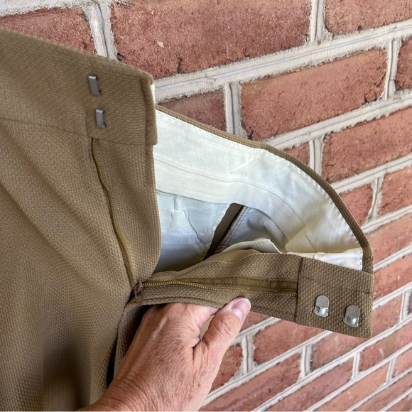 Real vintage men’s tailored trousers approximate size small.  tan/beige - Picture 5 of 8